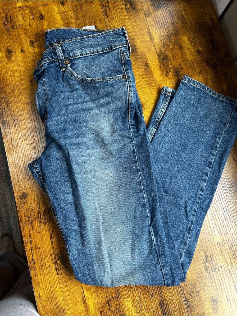 Levi's Mid Blue Straight-Leg Jeans